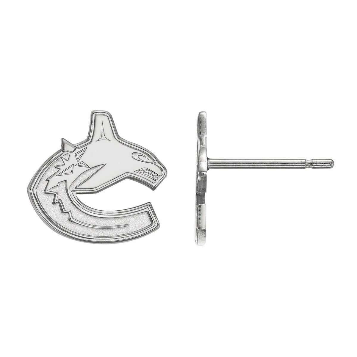 Women's Vancouver Canucks Sterling Silver XS Post Earrings