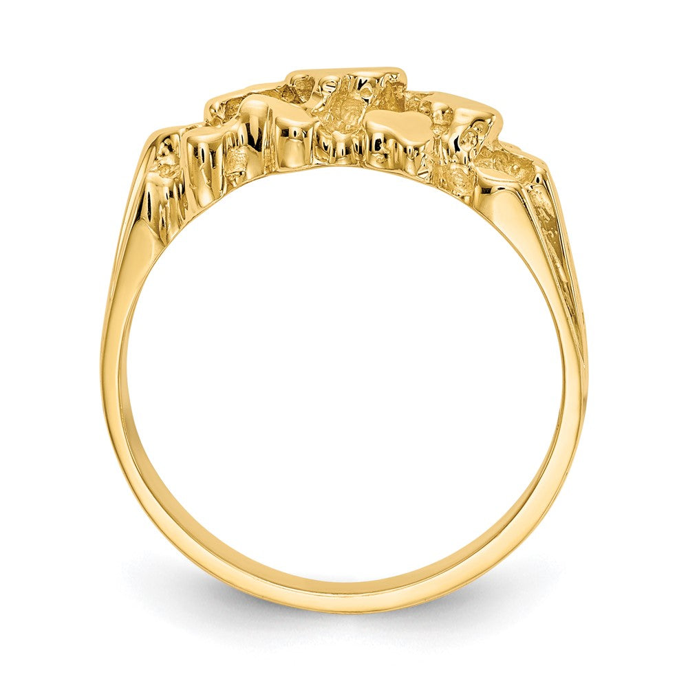14k Nugget Ring Size 8