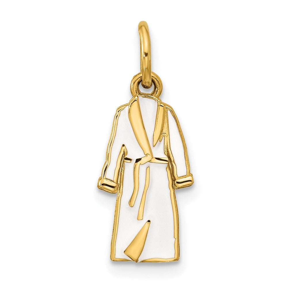 14k Yellow Gold Bathrobe Charm