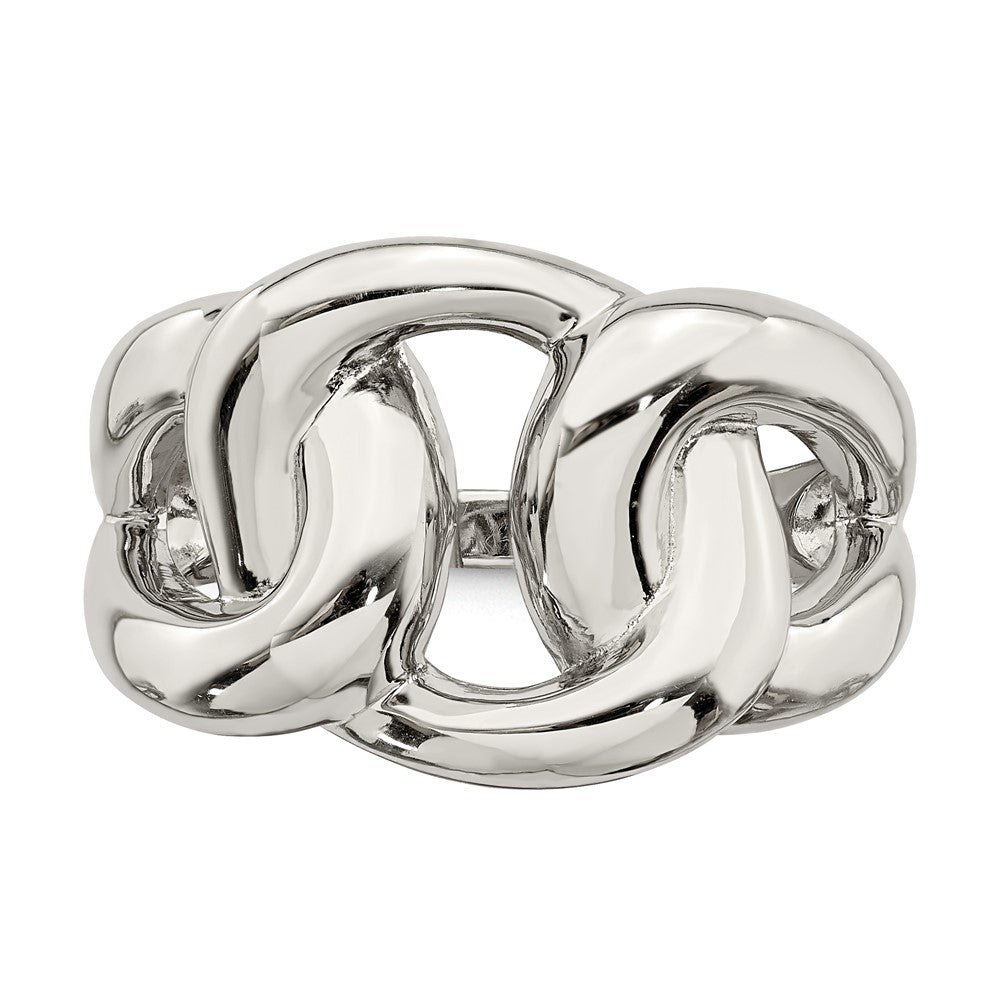 Sterling Silver Linked Knot Ring
