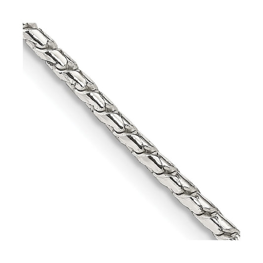 Sterling Silver 1.75mm Round Franco Chain 30 Inches