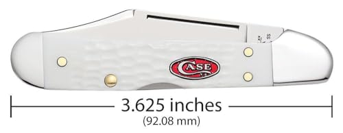 Case XX Knives Jigged White Delrin Mini Copperlock Pocket Knife