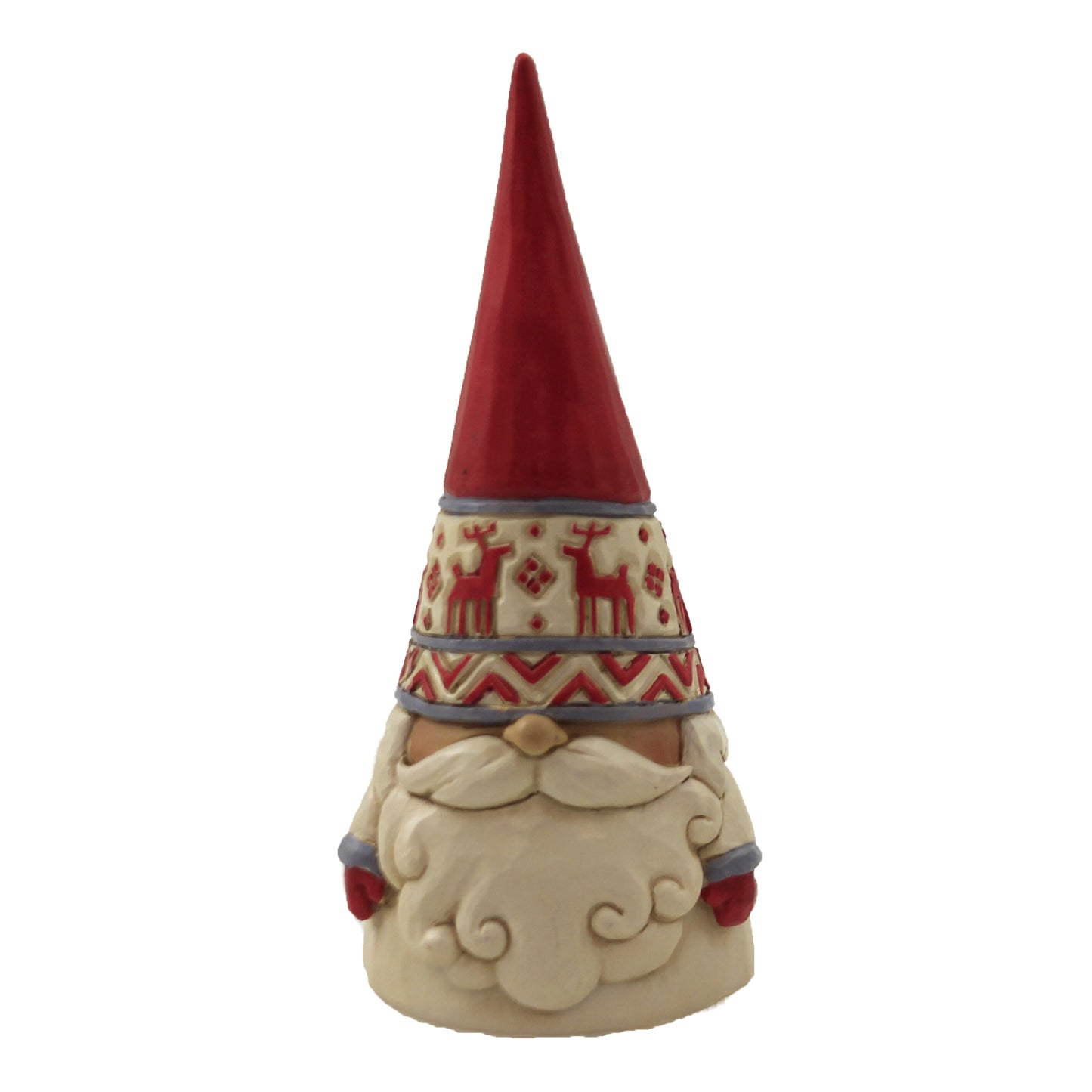 Enesco Jim Shore Heartwood Creek Red Reindeer Hat Gnome Figurine