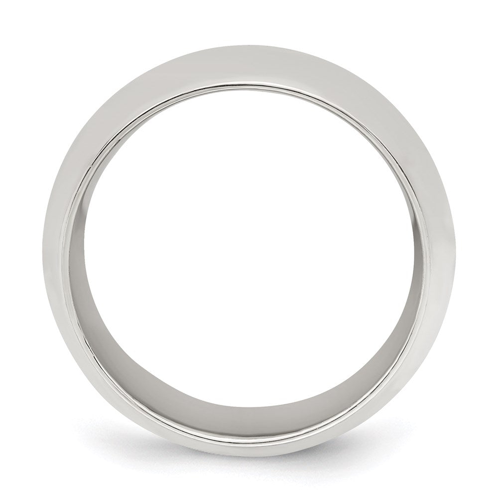 Sterling Silver 9mm Comfort Fit Size 8 Band
