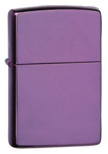 Zippo High Polish Purple Pocket Lighter