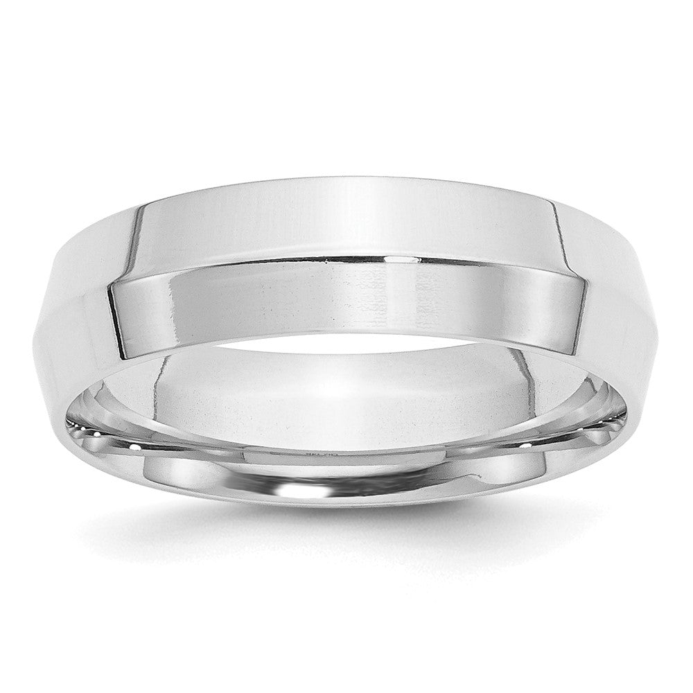 Sterling Silver 6mm Knife Edge Comfort Fit Band Size 10