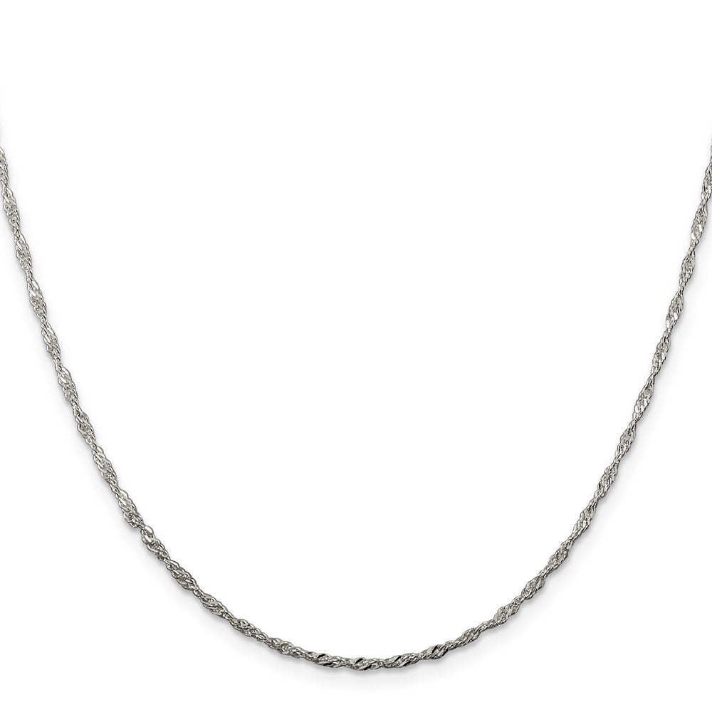 Sterling Silver 1.75mm Singapore Chain 26 Inches