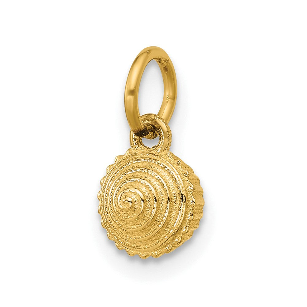 14K Polished Cupcake Pendant