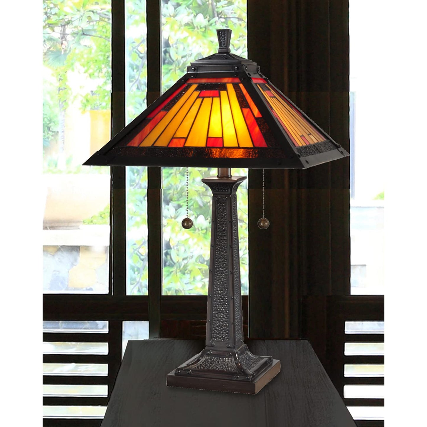 Morning Star Tiffany Table Lamp