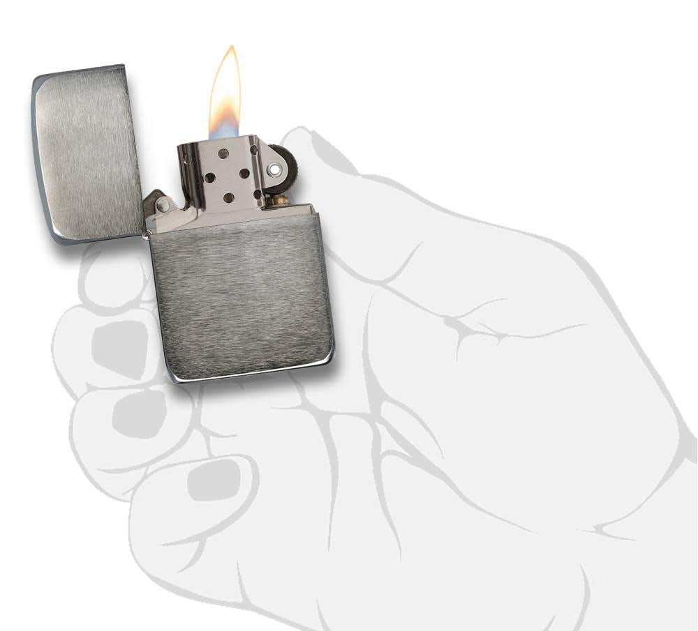 Zippo Black Ice 1941 Replica Pocket Lighter, One Size (24096)