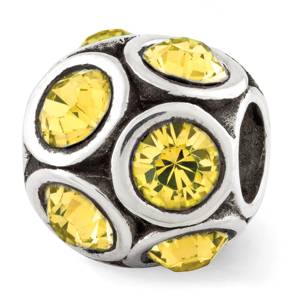 Sterling Silver Reflections November Preciosa Crystal Bead