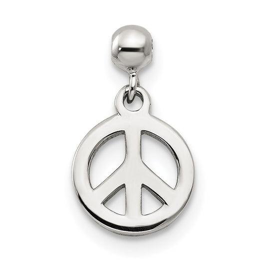 Mio Memento Sterling Silver Dangle Peace Charm