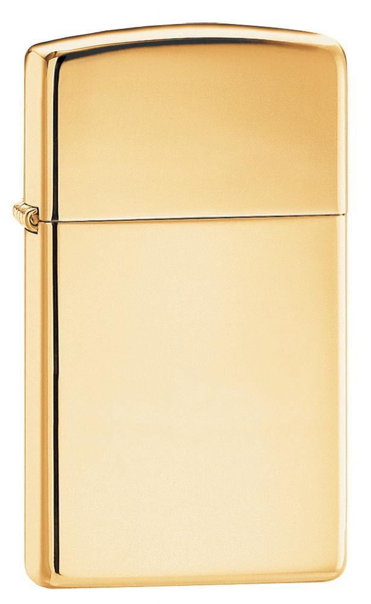Zippo Slim High Polish Brass Pocket Lighter