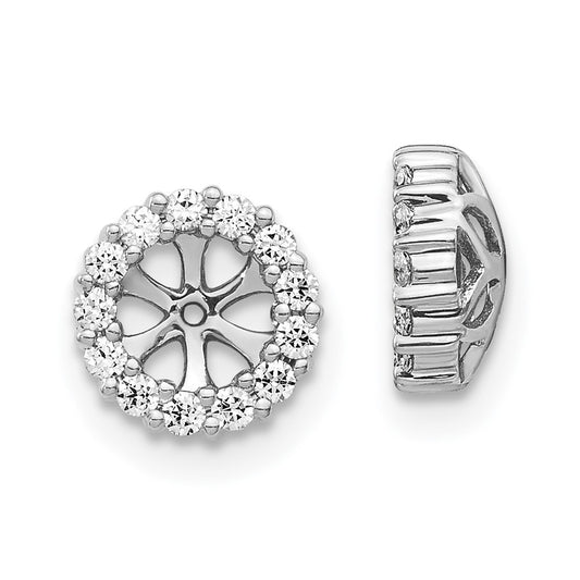 14k 1/4 carat Lab Grown Diamond VS/SI+ G+ for 4.25 mm Earring Jacket