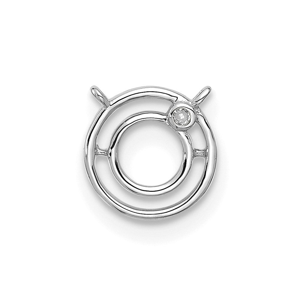 Stella & Dot 10kw Diamond Initial O Charm Element