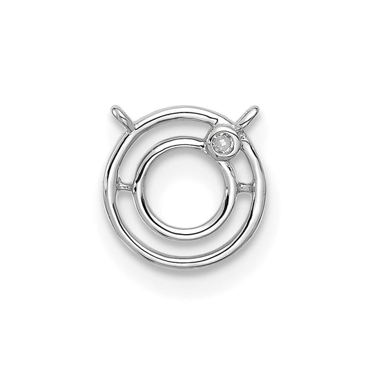 Stella & Dot 10kw Diamond Initial O Charm Element