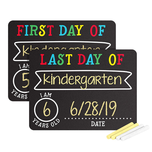 Pearhead First and Last Day Chalkboard Signs