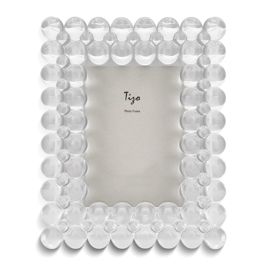 Crystal Glass Bubble 5x7 Photo Frame
