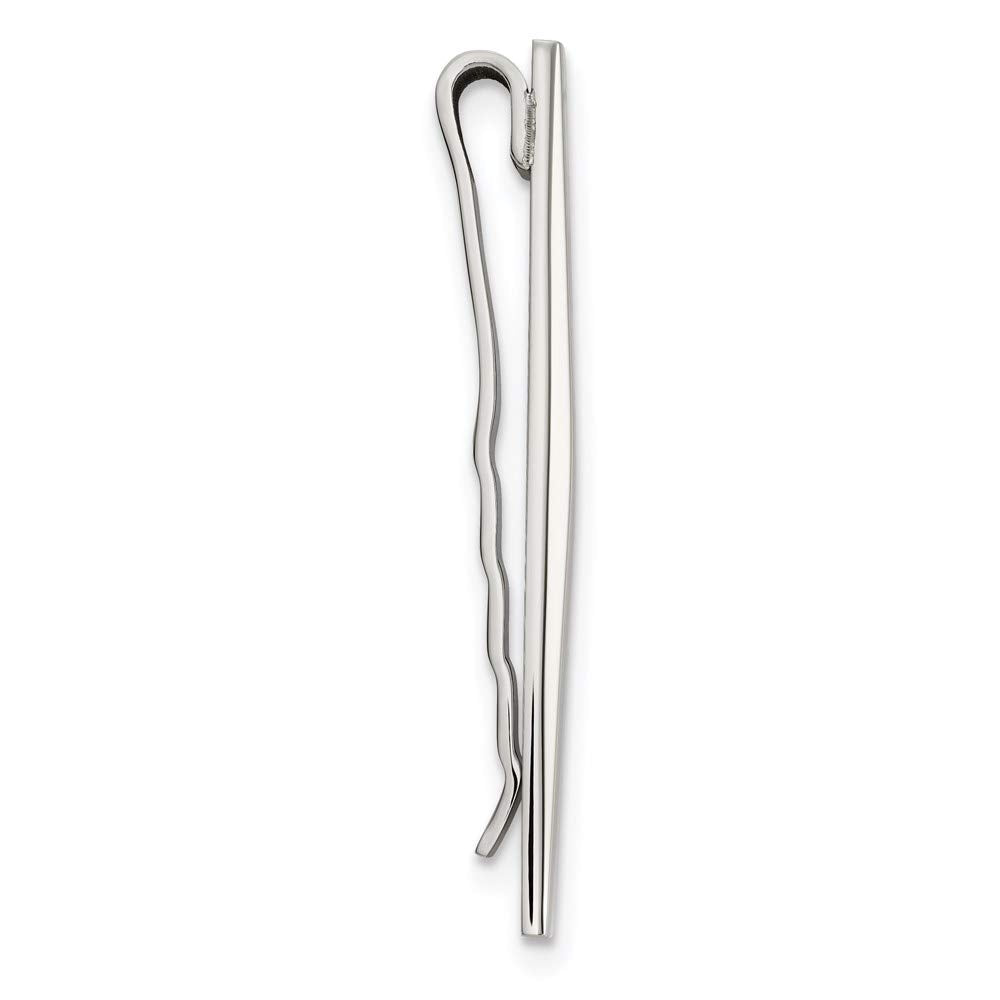 Chisel Stainless Steel Tie Clip