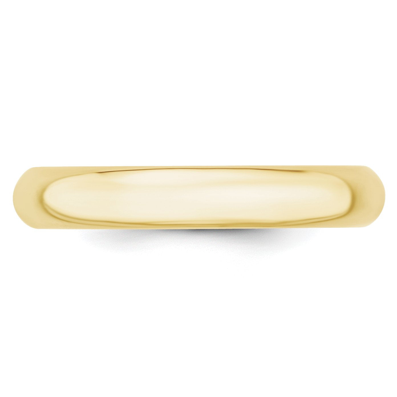10k Yellow Gold 4mm Standard Weight Comfort Fit Wedding Band Size 11.5
