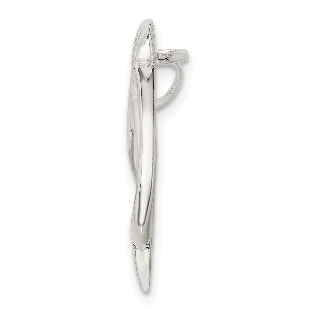 Sterling Silver Dolphin Chain Slide
