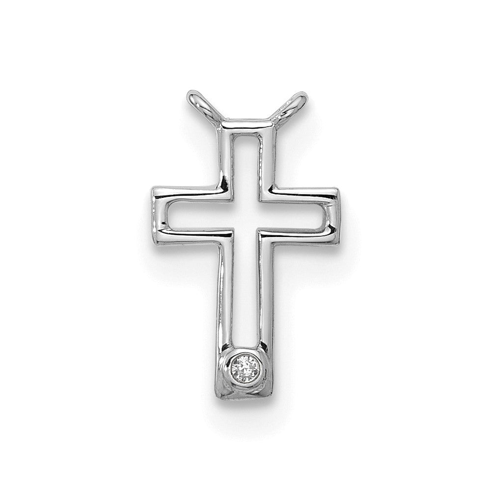 Stella & Dot 10kw Diamond Cross Charm Element