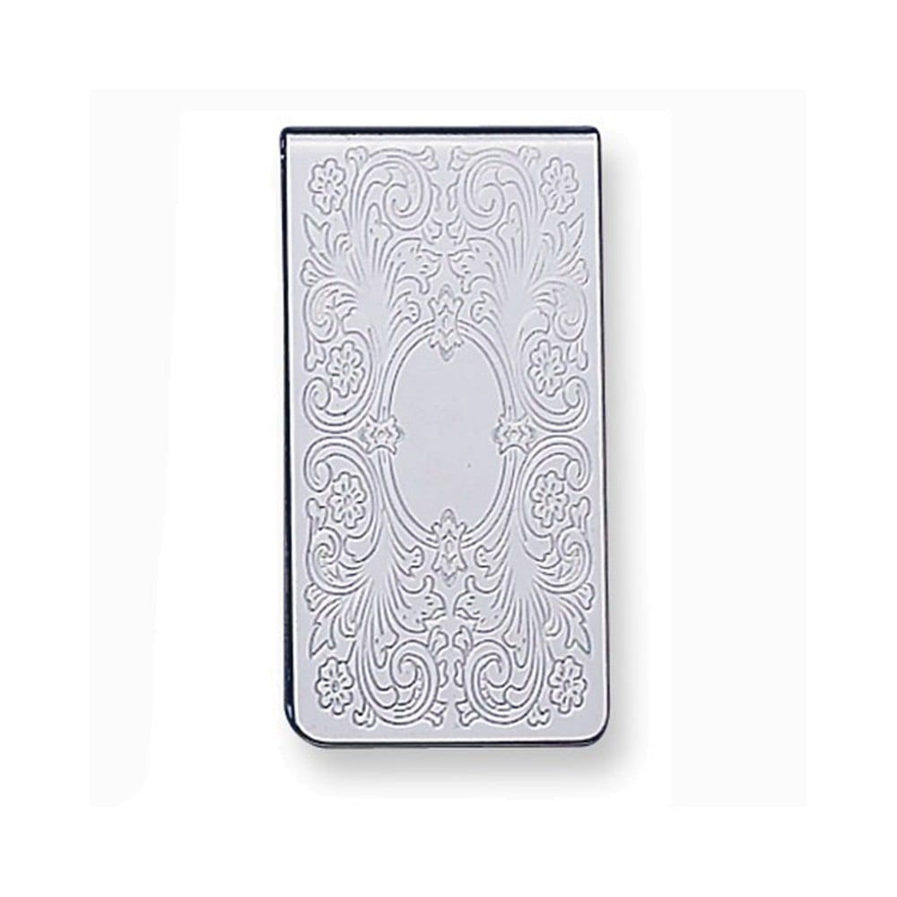 Silver-tone Money Clip