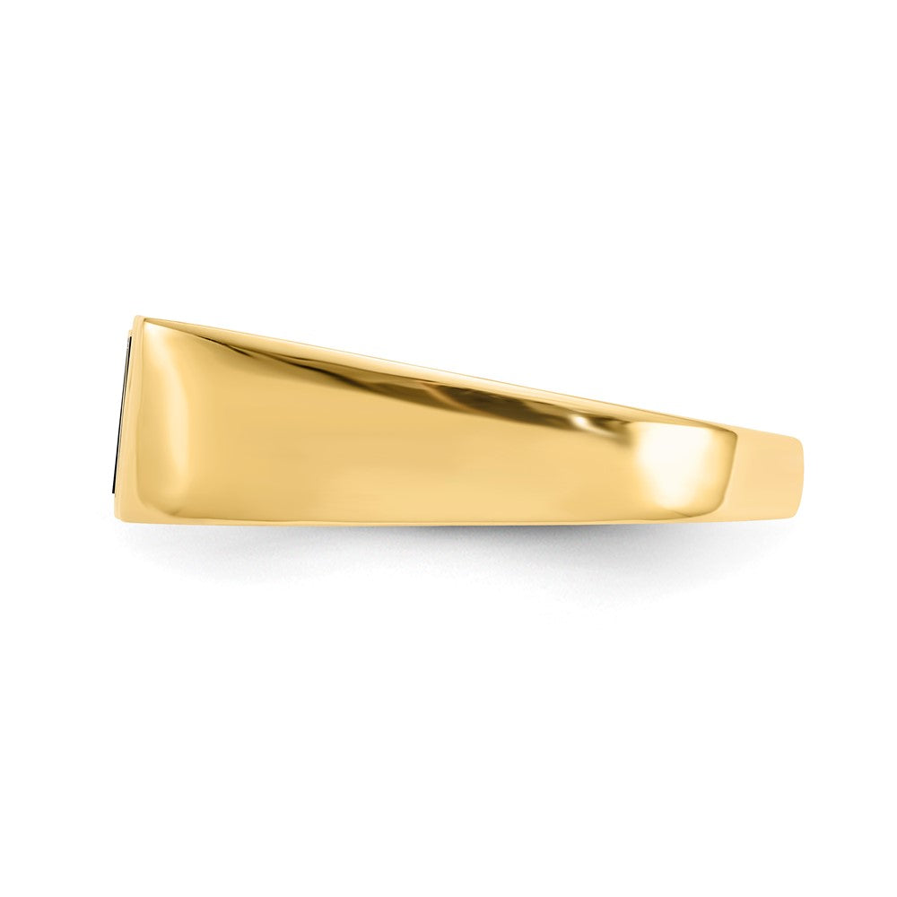 10K Yellow Gold AA Dia Ring