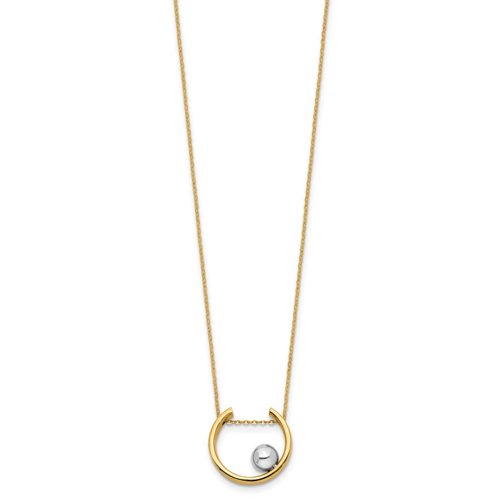 14K Two-tone Necklace