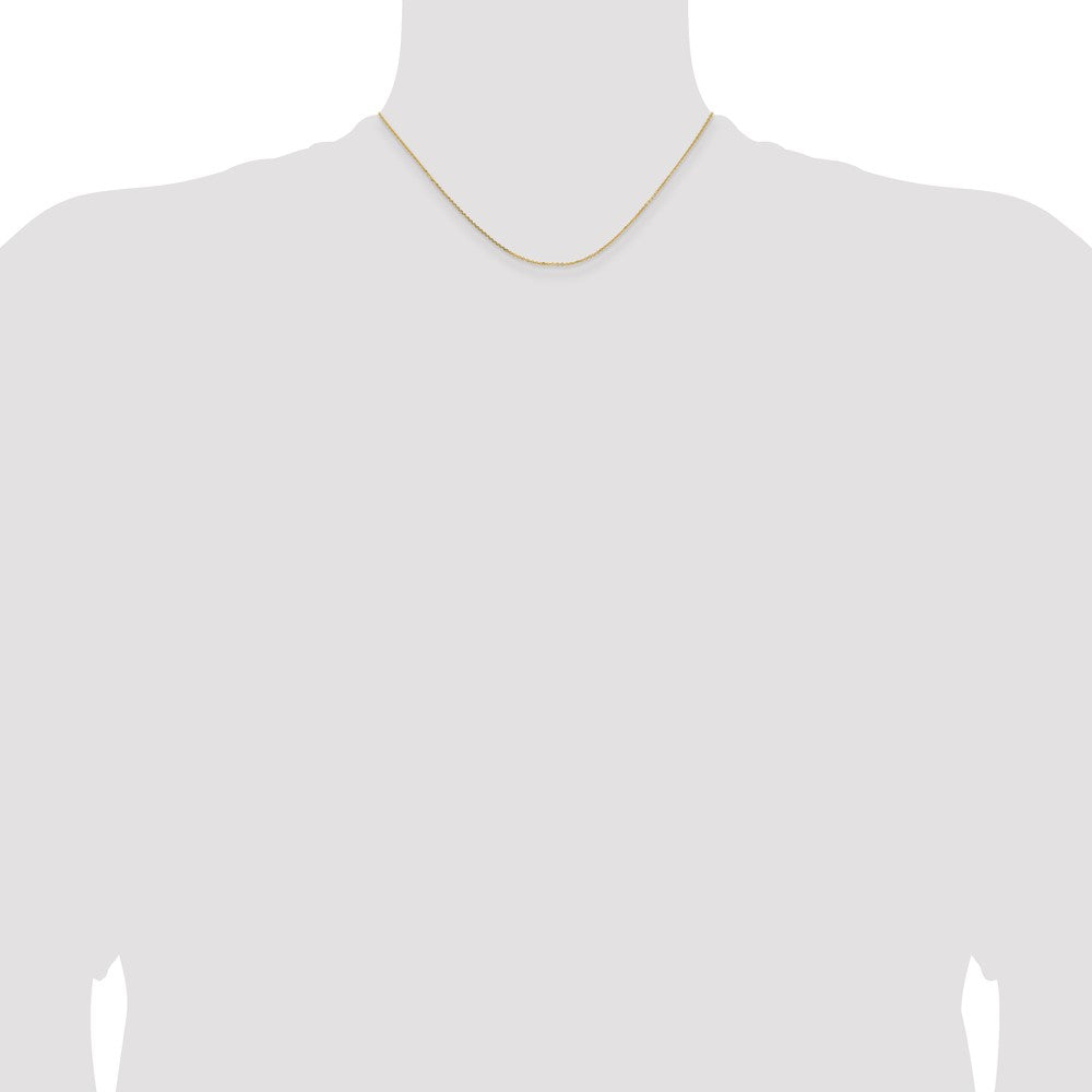 14K 1.05mm D/C Cable Chain
