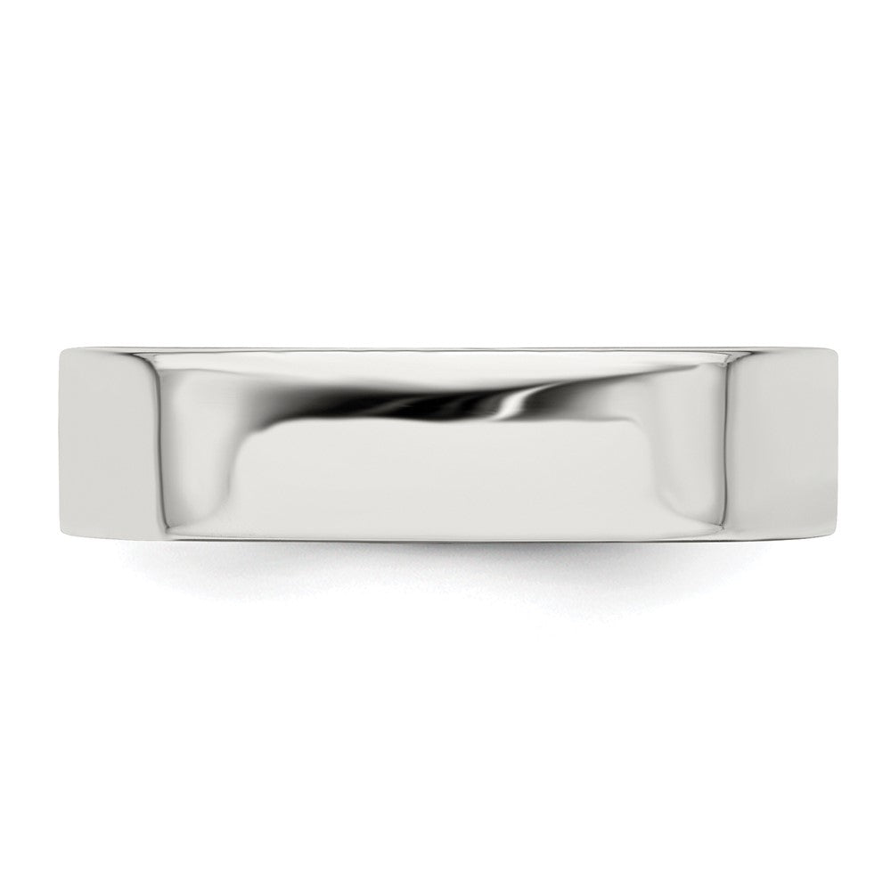 Sterling Silver 5mm Lightweight Flat Size 5.5 Band