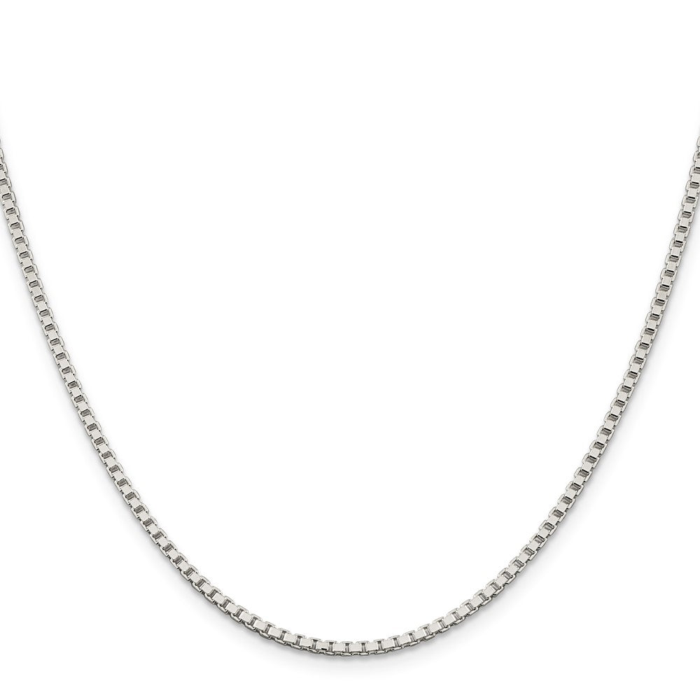 Sterling Silver 2mm Box Chain 22 Inches