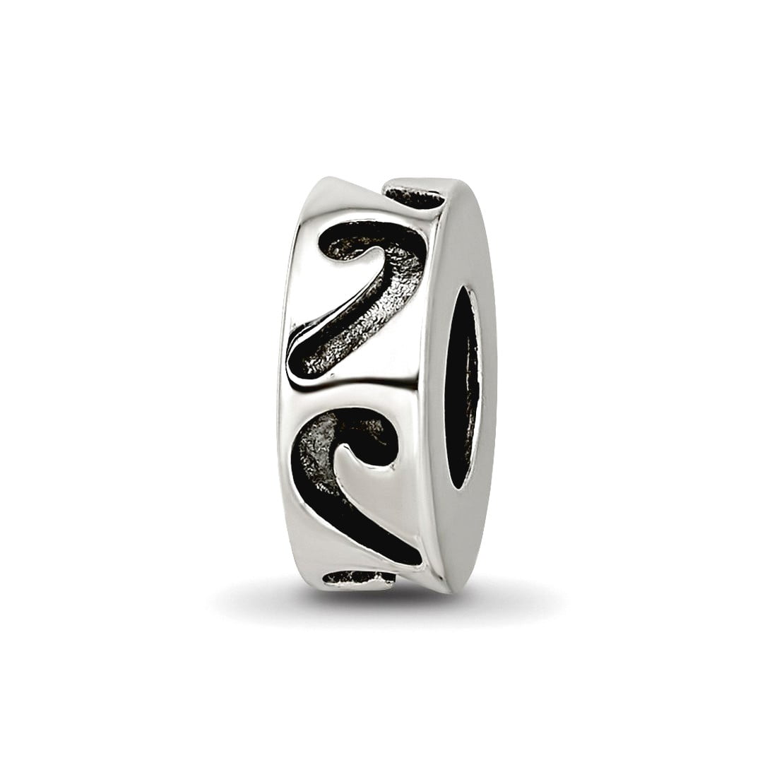 Sterling Silver Reflections Stopper/Spacer Bead