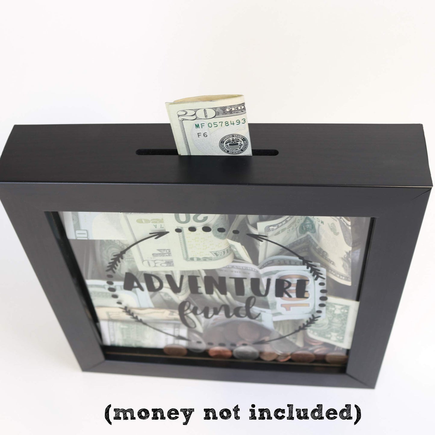 Lawrence Frames 9.42 in x 9.42 in Polystyrene Shadow Box, Black