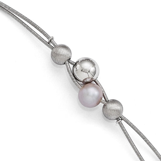Sterling Silver Polished w/2in Extender Bracelet