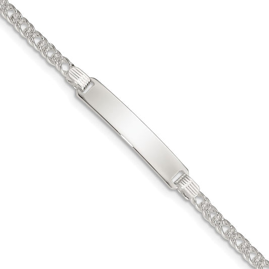 Sterling Silver Children's ID Bracelet 6 inches