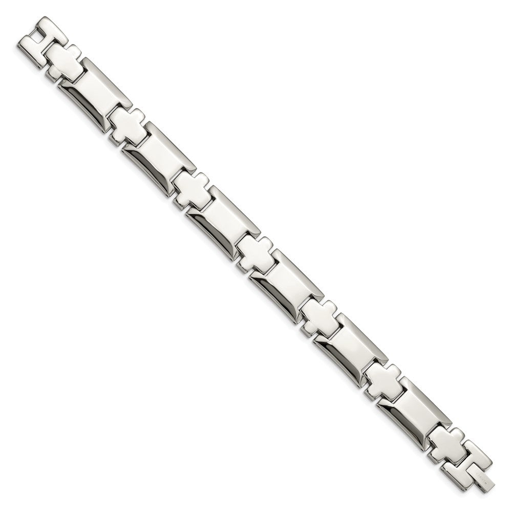 Stainless Steel Polished 8.5in Bracelet 8.5 inches
