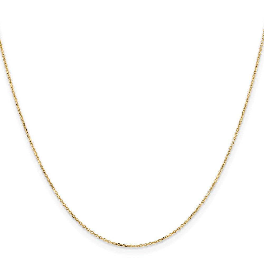 14K .85mm D/C Cable Chain