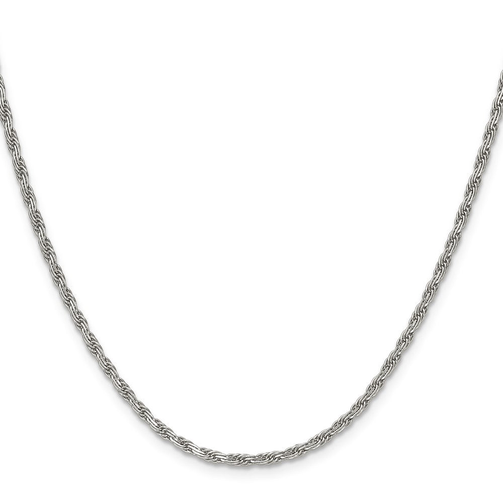 Chisel Stainless Steel Polished 2mm 18 inch Fancy Rope Chain