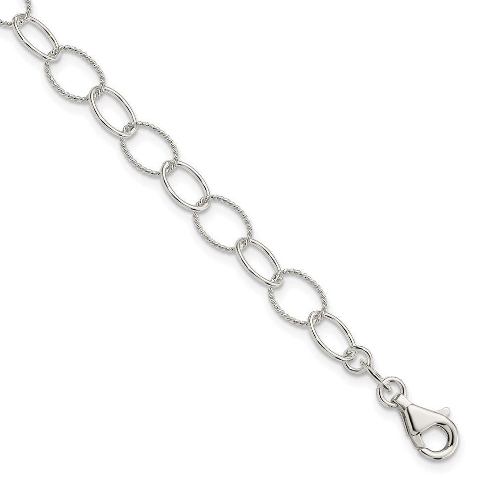 Sterling Silver Fancy Bracelet 7.5 inches