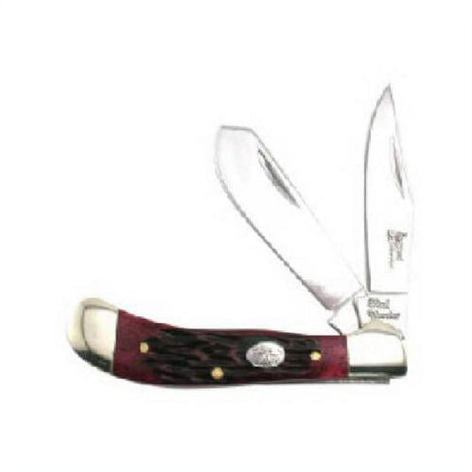 Steel Warrior Saddlehorn Pocket Knife, Frost Cutlery, SW-111RWJ
