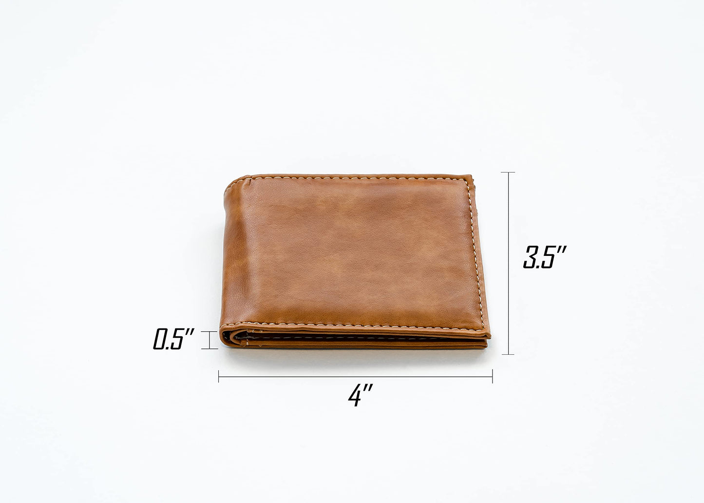 Denver Basketball Nugget's Laser Engraved Brown Billfold Wallet