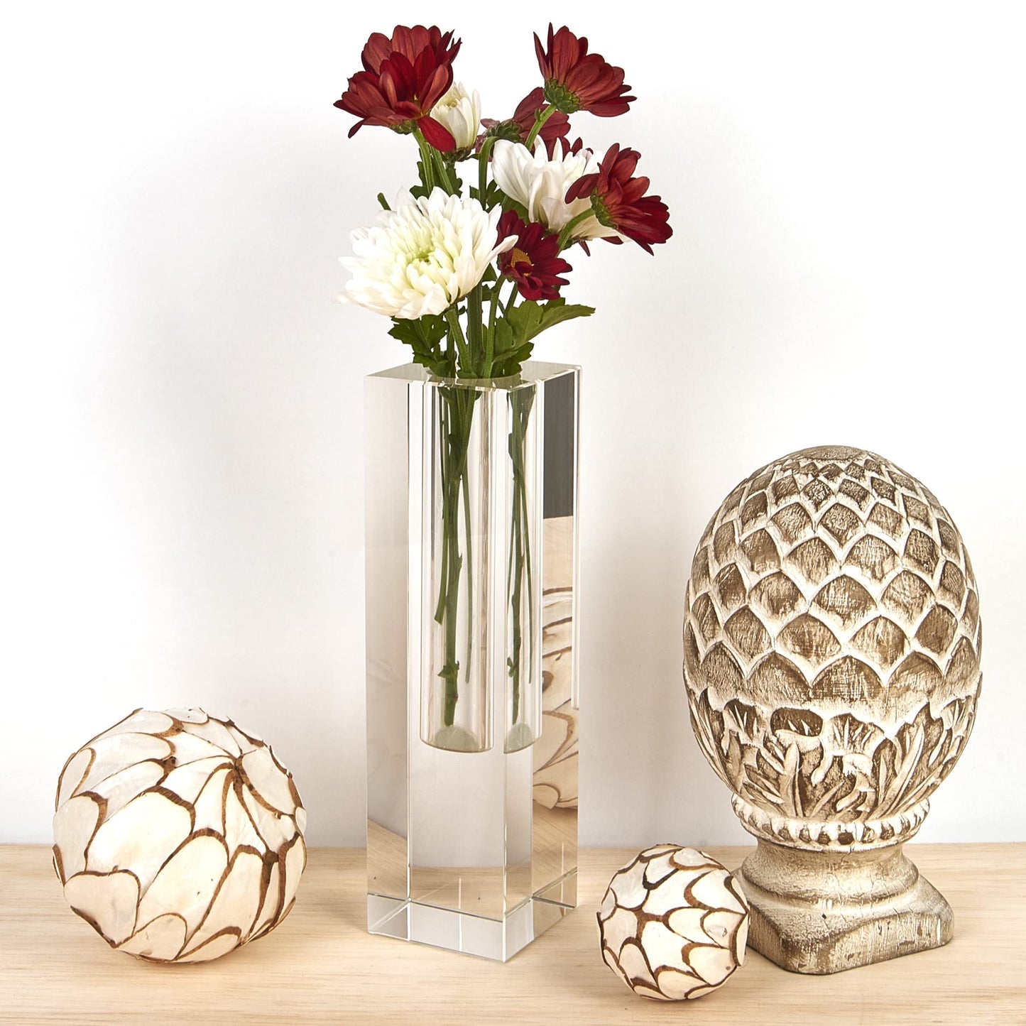Badash Donovan 7.25" Optical Crystal Bud Vase