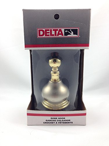 Delta 74035NP Traditional Robe Hook Brass & Nickel Finish