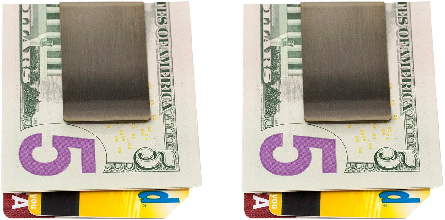 Chrome-Plated Double-Sided Boxed Money Clip