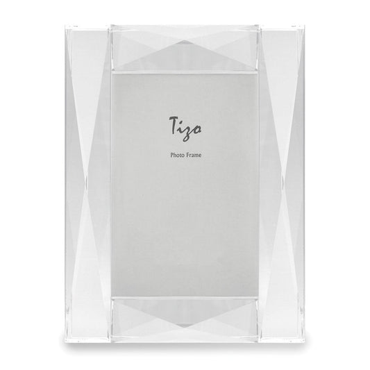 Crystal Glass Diamond-cut 5x7 Frame QGM22510