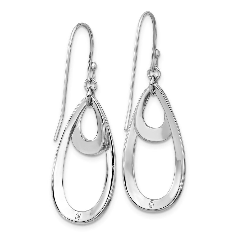 Sterling Silver Satin Drop Earrings