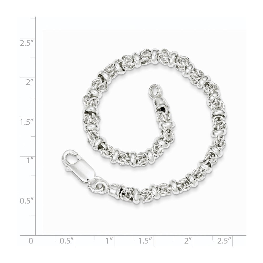 Sterling Silver Polished Bracelet 7.5 inches