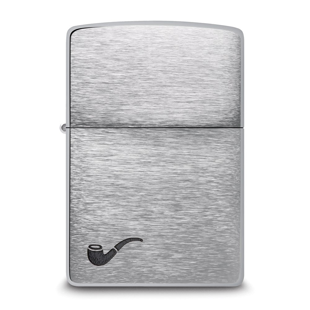 Brushed Chrome Pipe Lighter