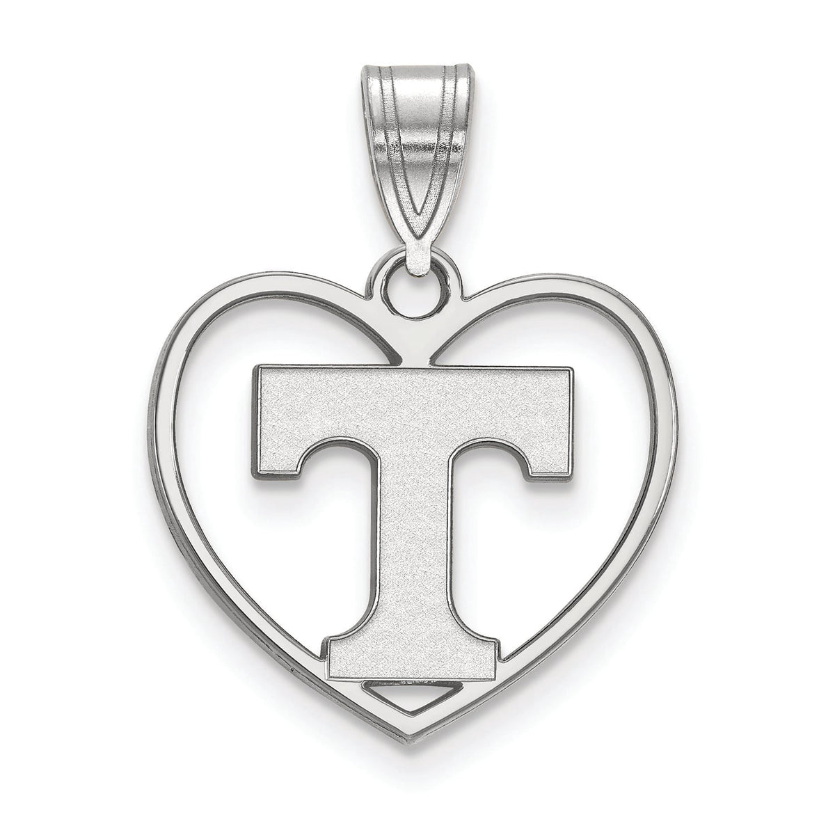 Women's Tennessee Volunteers Sterling Silver Logo Heart Pendant
